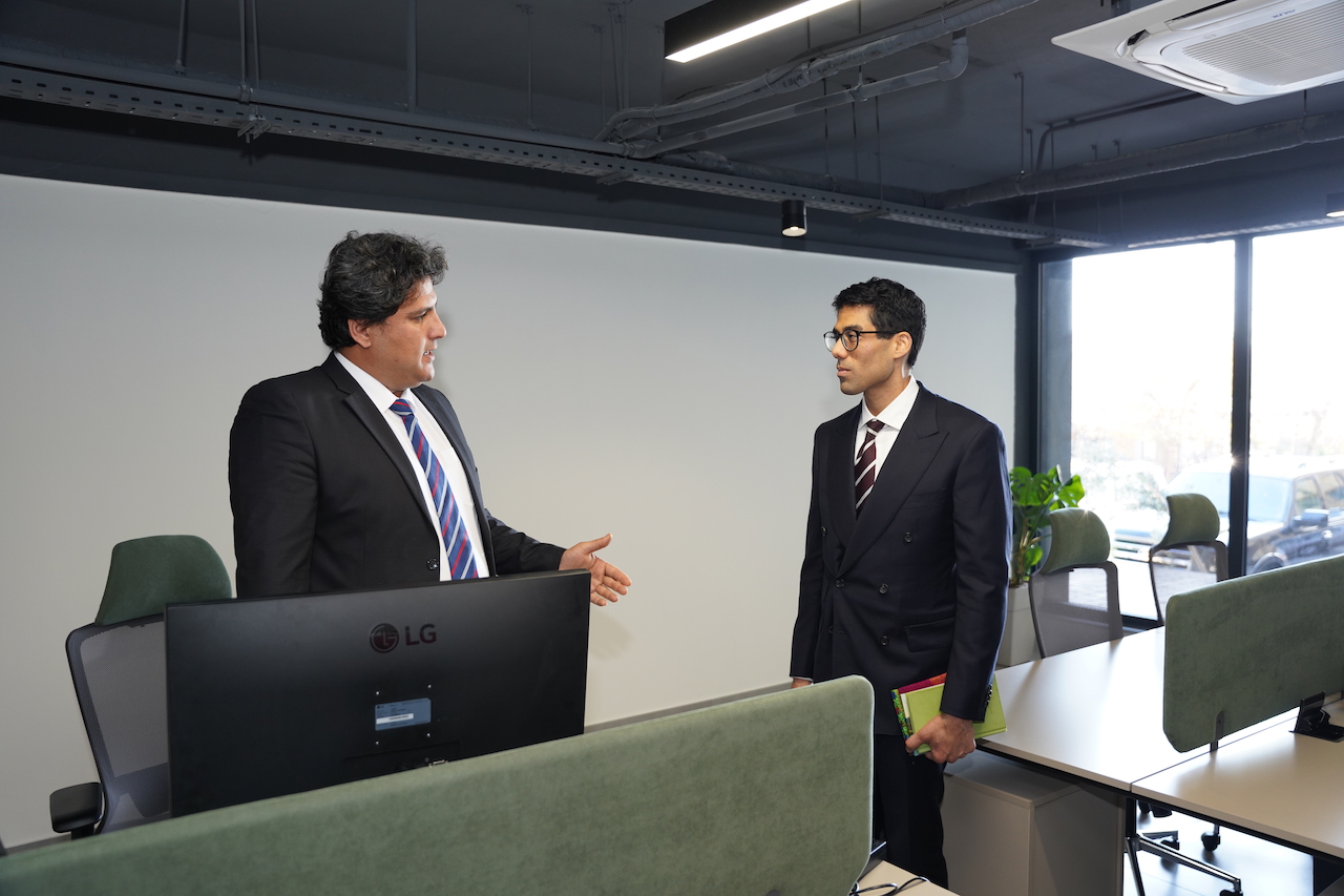 US Consulate staff visit the Zhmara X desk at The Foundation Hub.