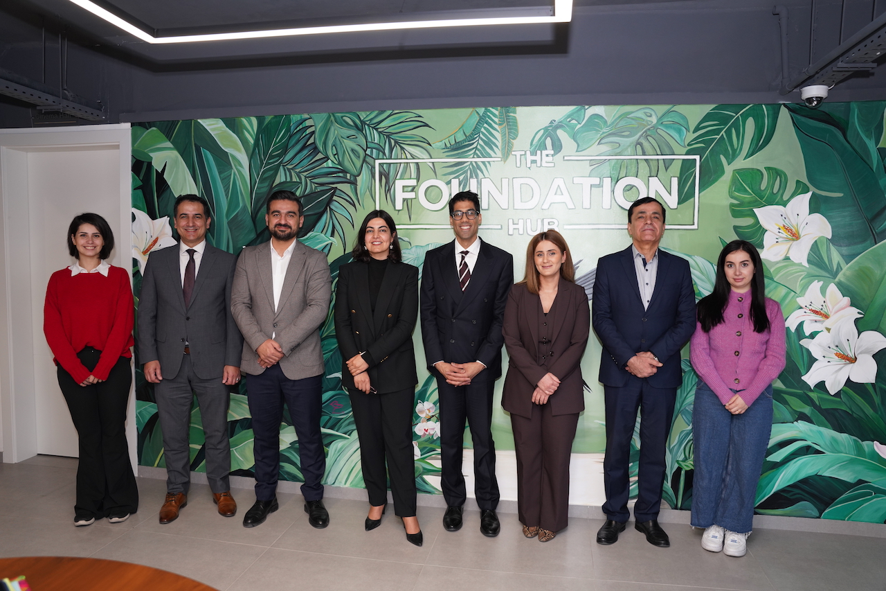 US Consulate staff visit the Zhmara X desk at The Foundation Hub.